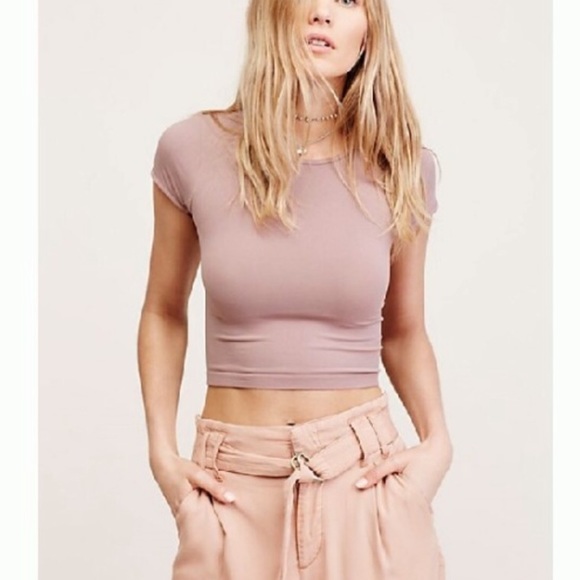Free People Tops - New Free People cap sleeve crop cami top size M/L
